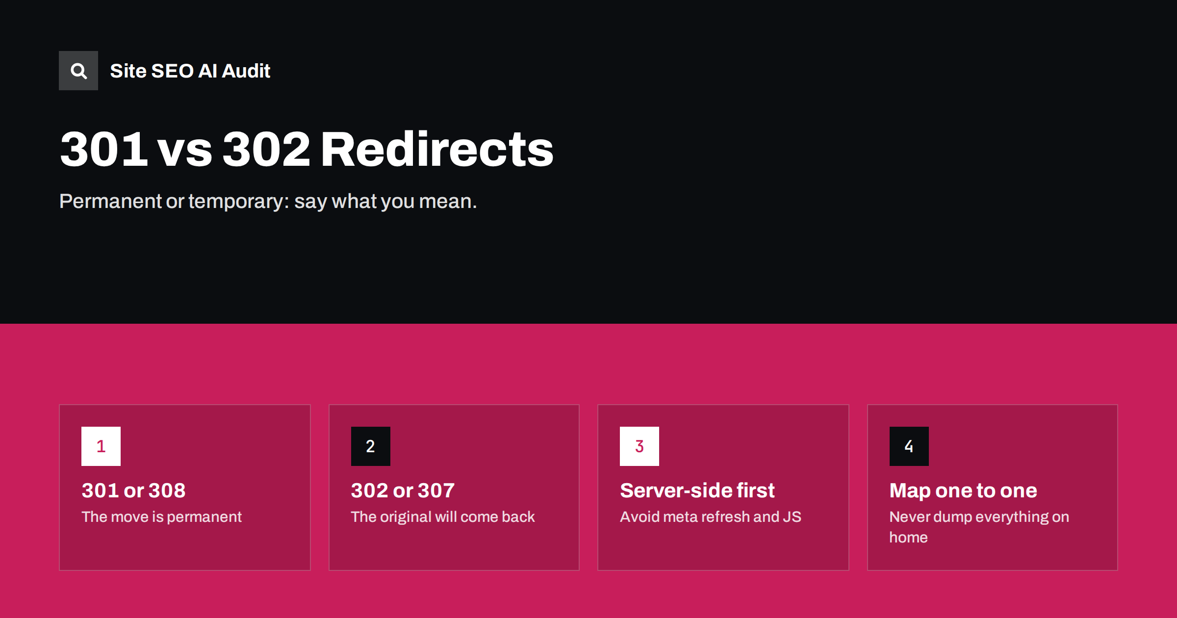 301 vs 302 Redirects: Which One to Use and When