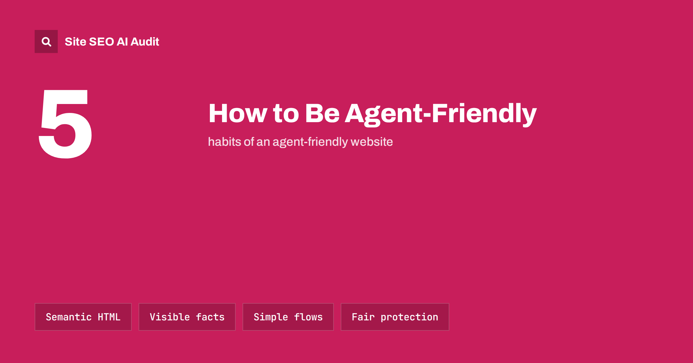 AI Agents Browsing Websites: How to Be Agent-Friendly