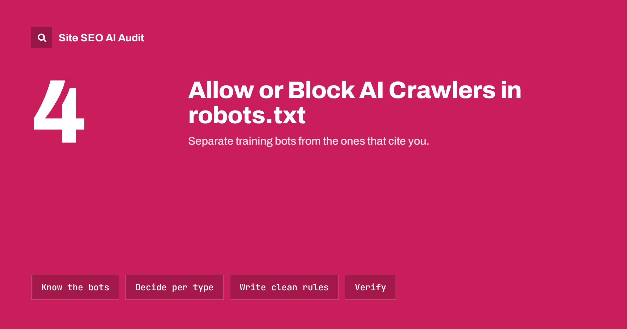How to Allow or Block AI Crawlers in robots.txt