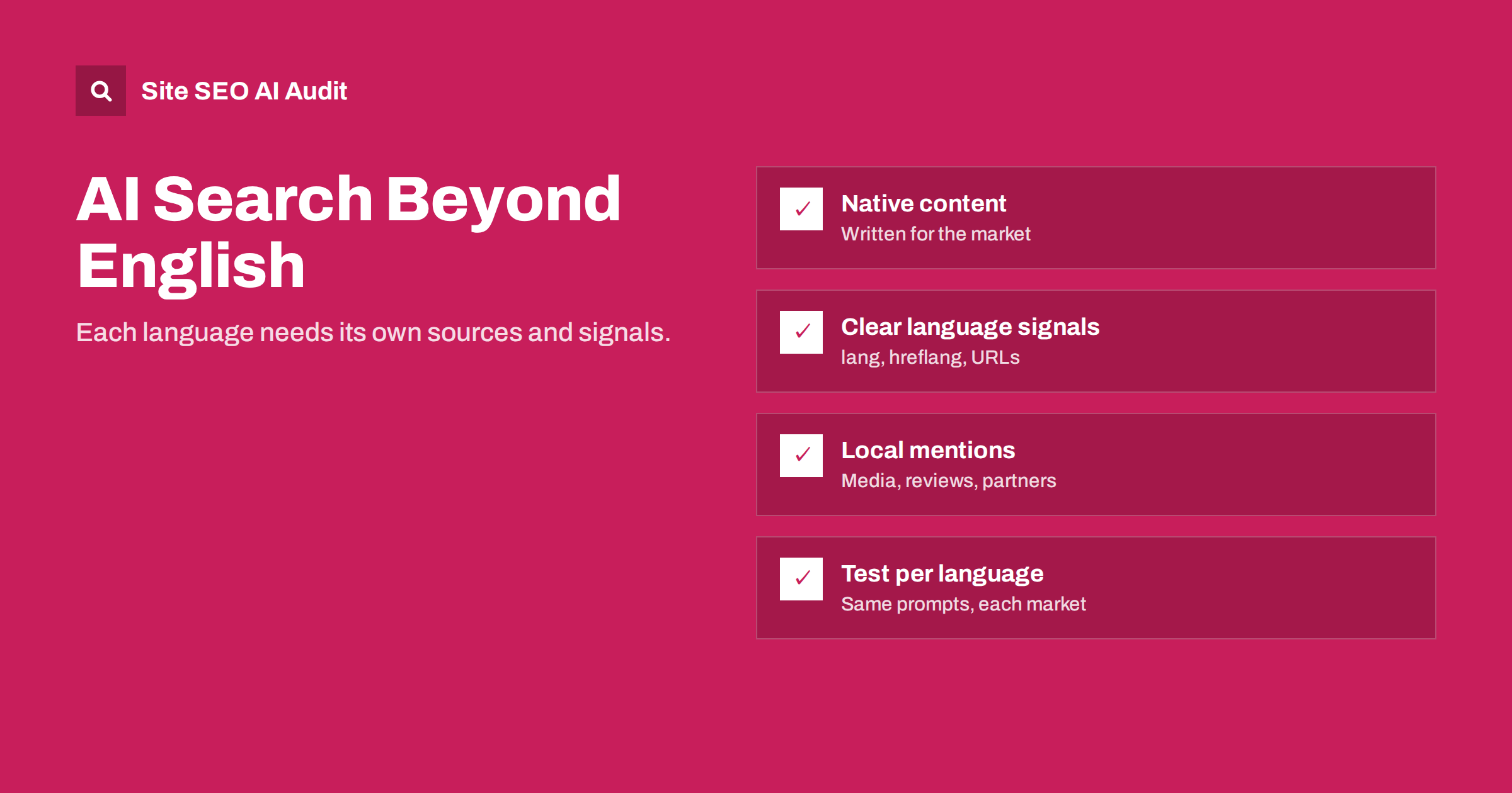 AI Search in Other Languages: Visibility Beyond English