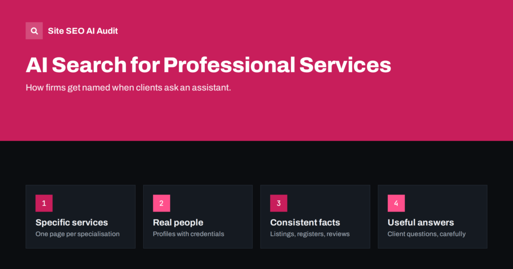 AI Search for Lawyers, Accountants and Consultants