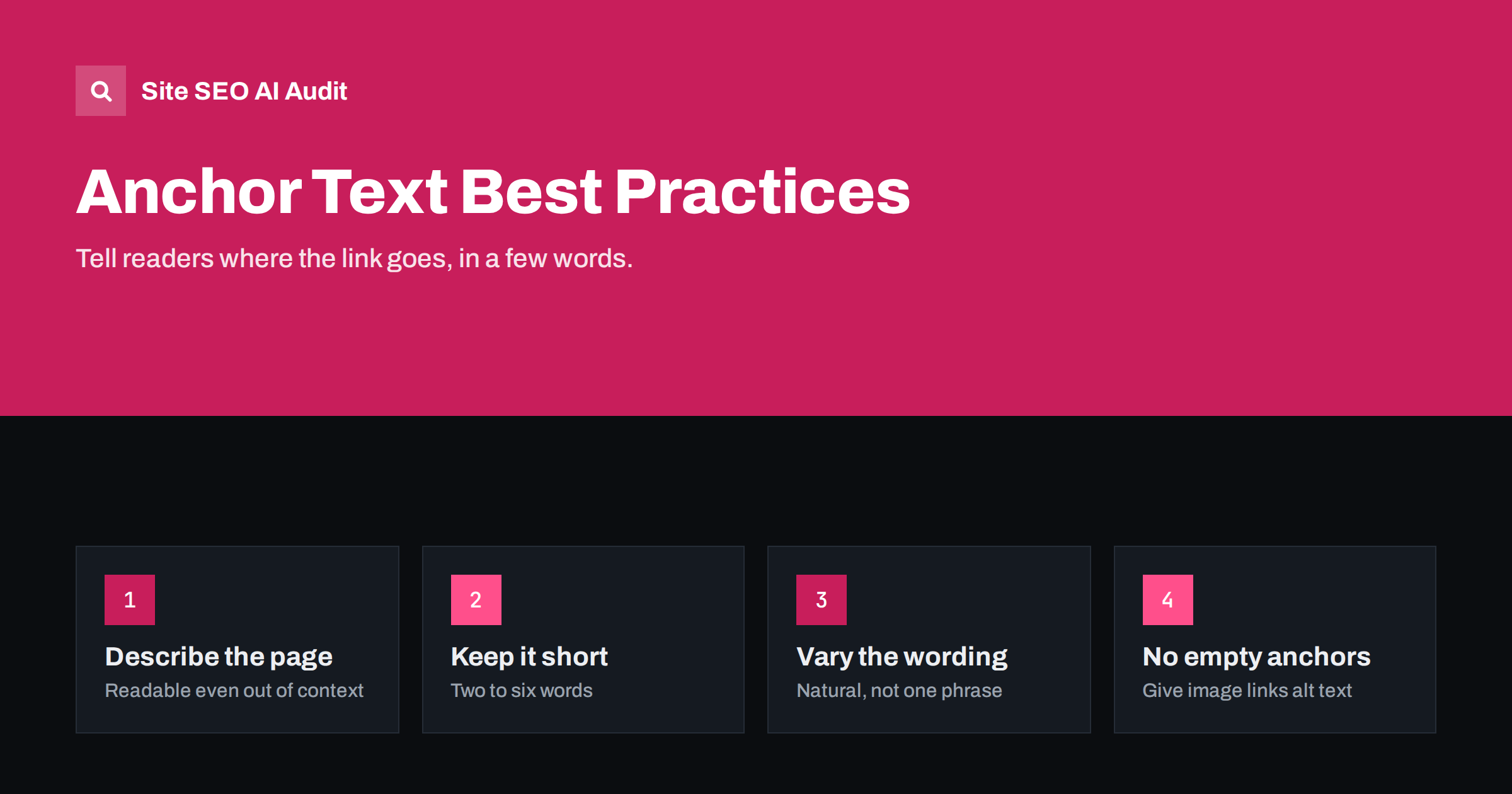 Anchor Text Best Practices for Internal and External Links