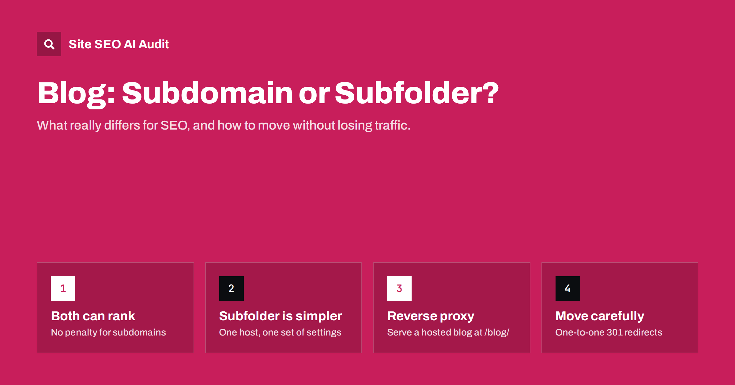 Blog on a Subdomain or Subfolder? The SEO Trade-Offs