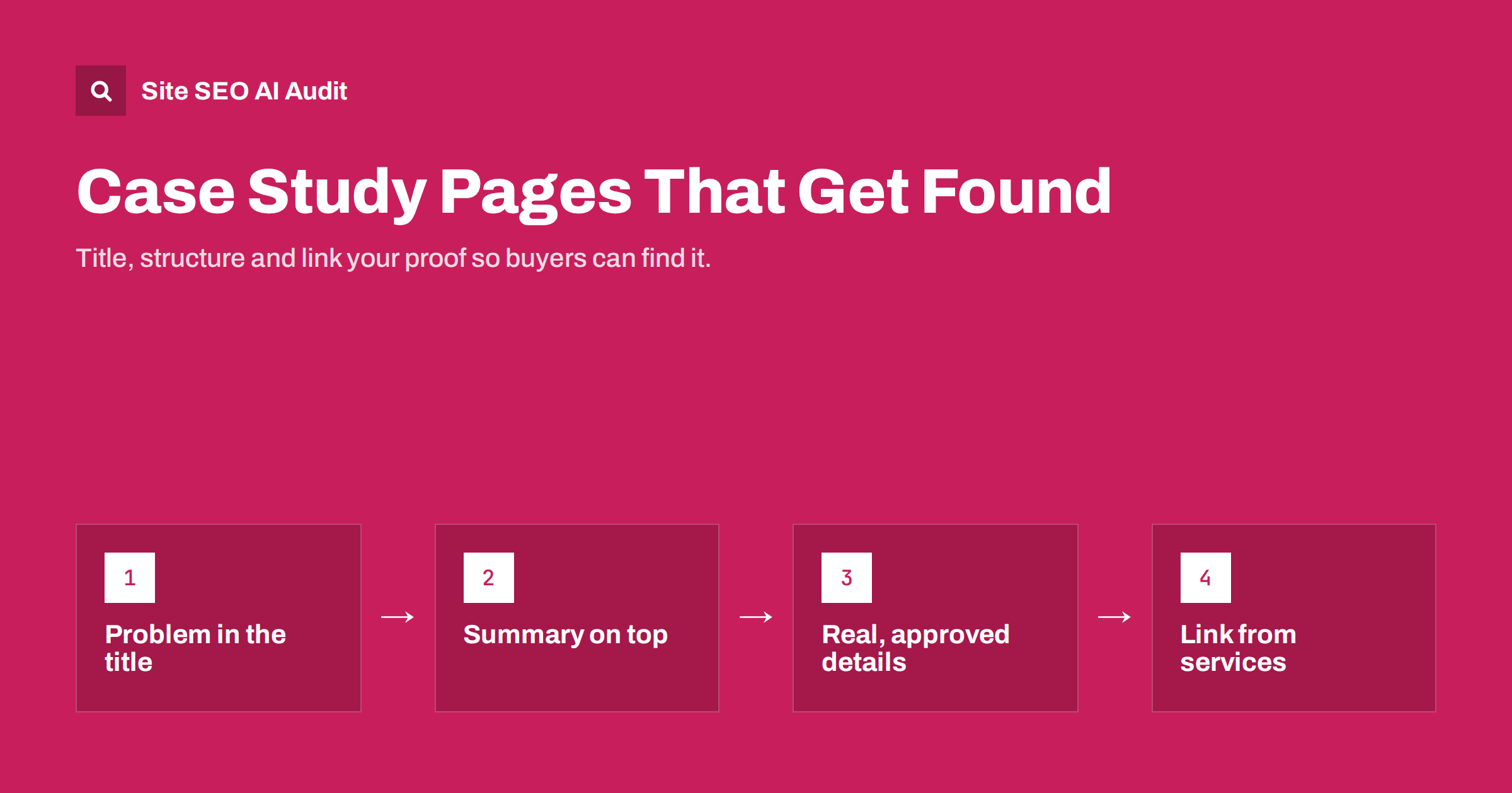 Case Study Pages: On-Page SEO for Proof and Results