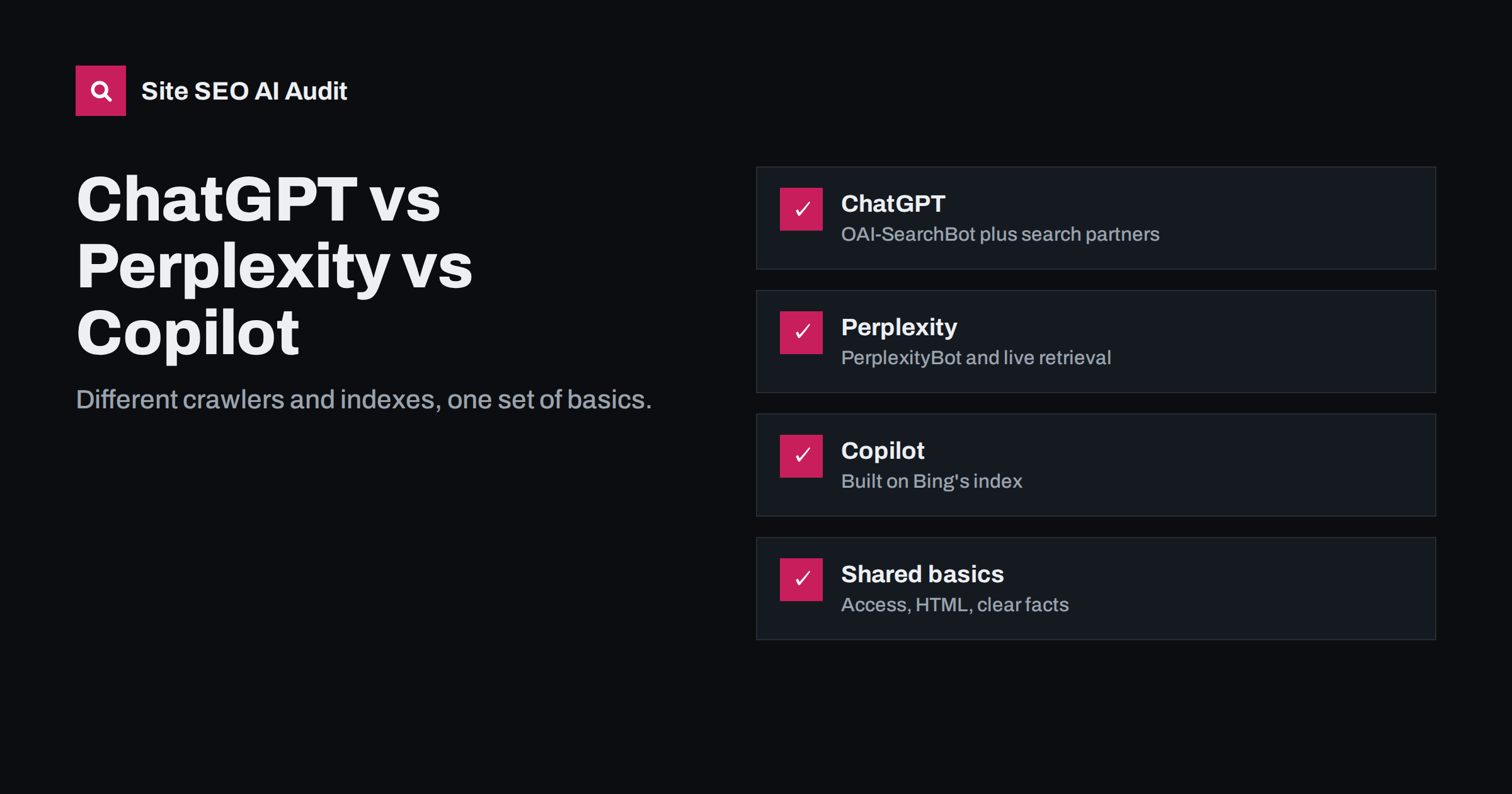 ChatGPT vs Perplexity vs Copilot: How Each Finds Sources