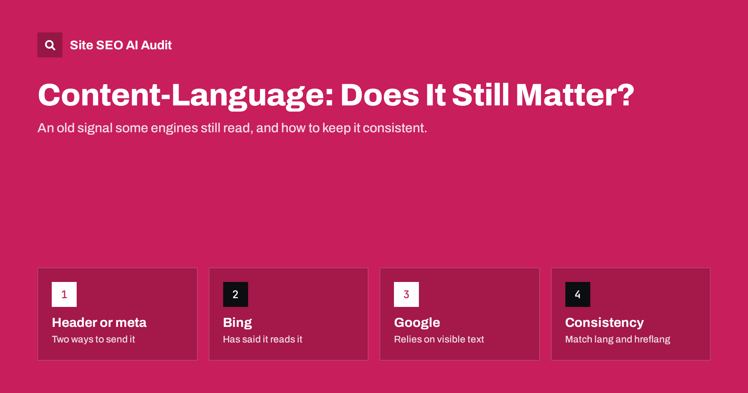 Content-Language Header and Meta Tag: Does It Still Matter?