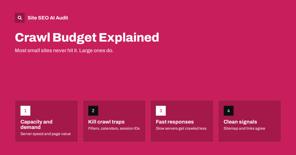 Crawl Budget Explained: When It Matters and How to Save It
