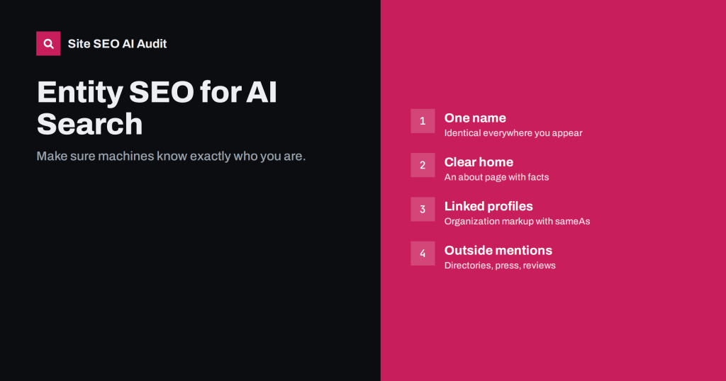 Entity SEO: Helping AI Systems Understand Your Brand