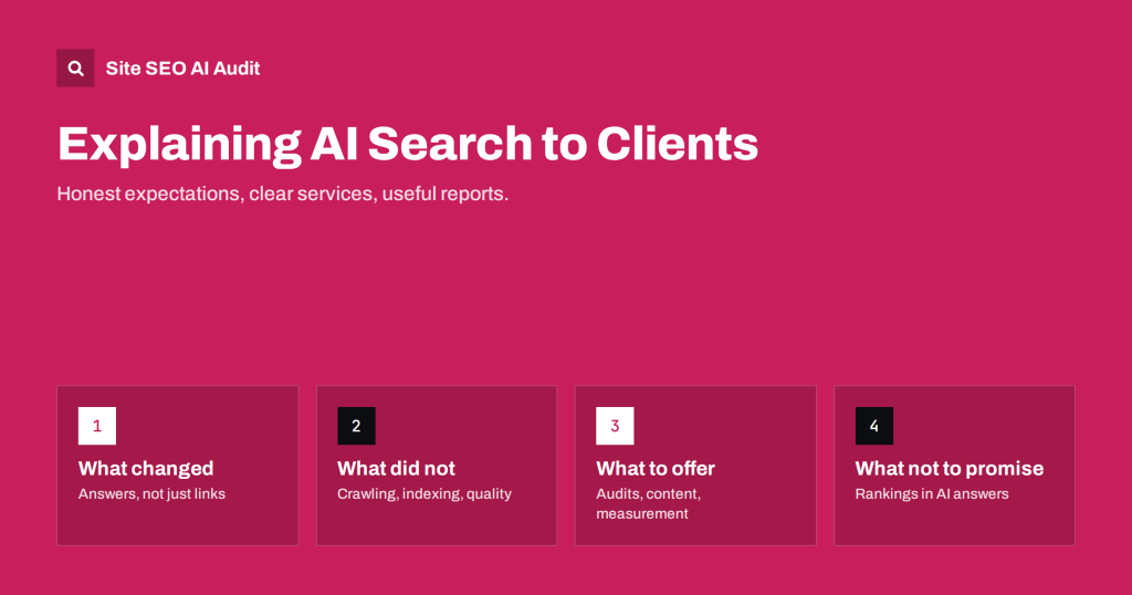 Explaining AI Search to Clients: A Guide for Agencies