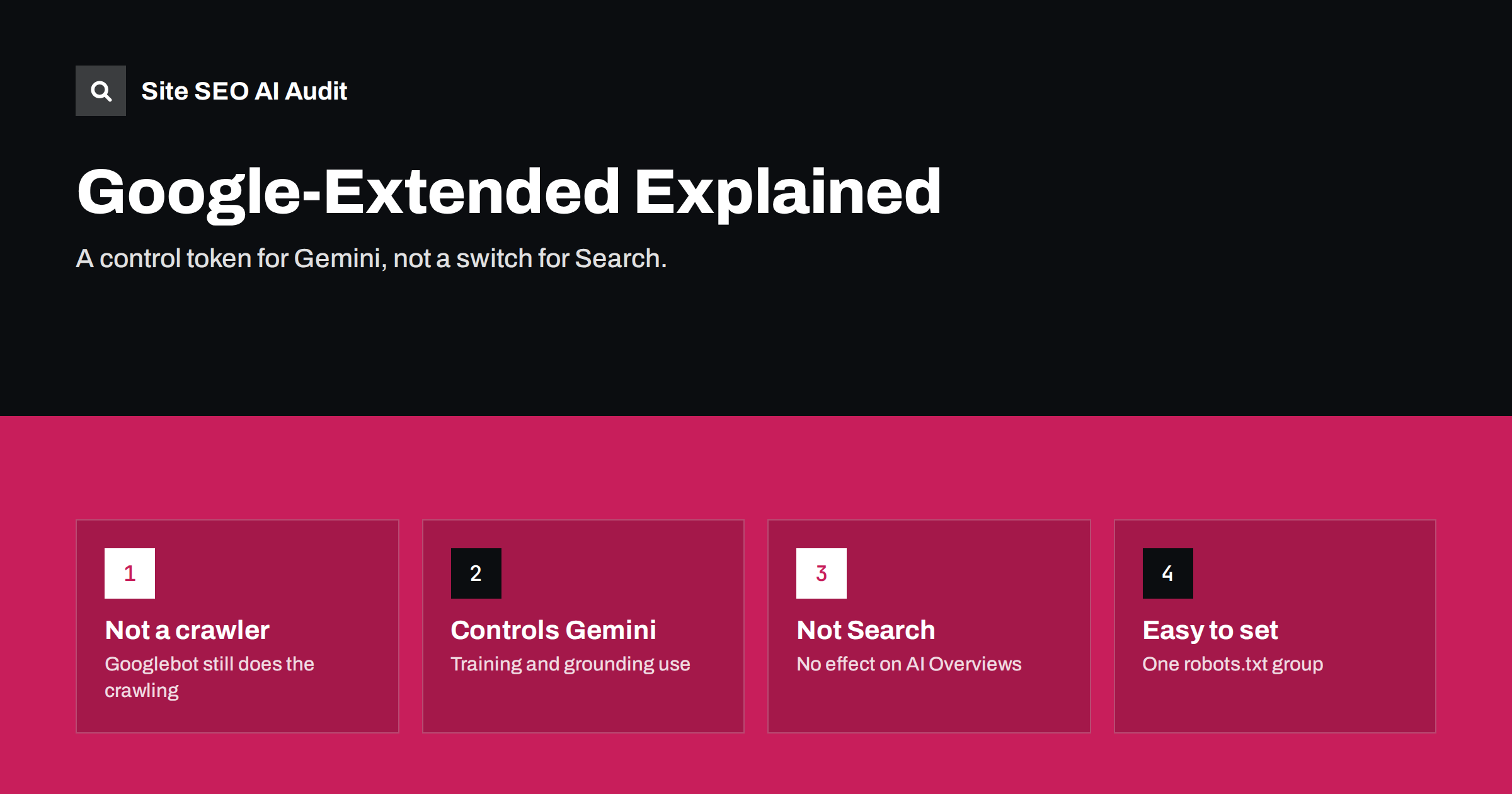 Google-Extended Explained: What Blocking It Does and Doesn’t