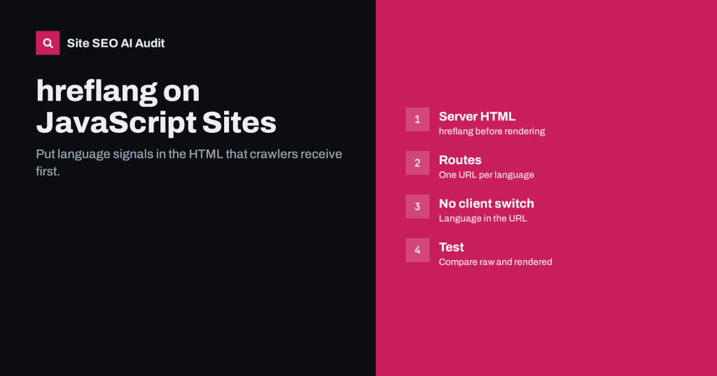 hreflang on JavaScript and Headless Sites: What Can Go Wrong