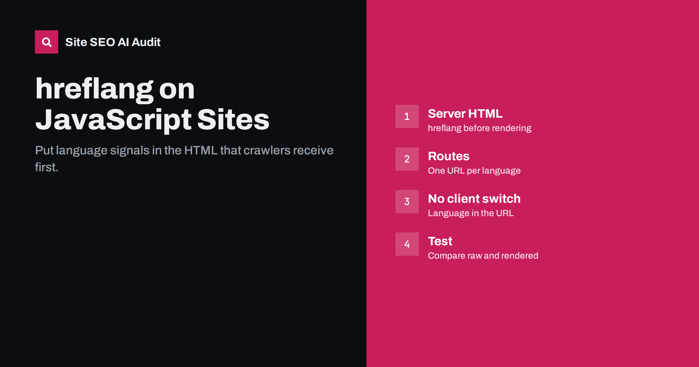 hreflang on JavaScript and Headless Sites: What Can Go Wrong