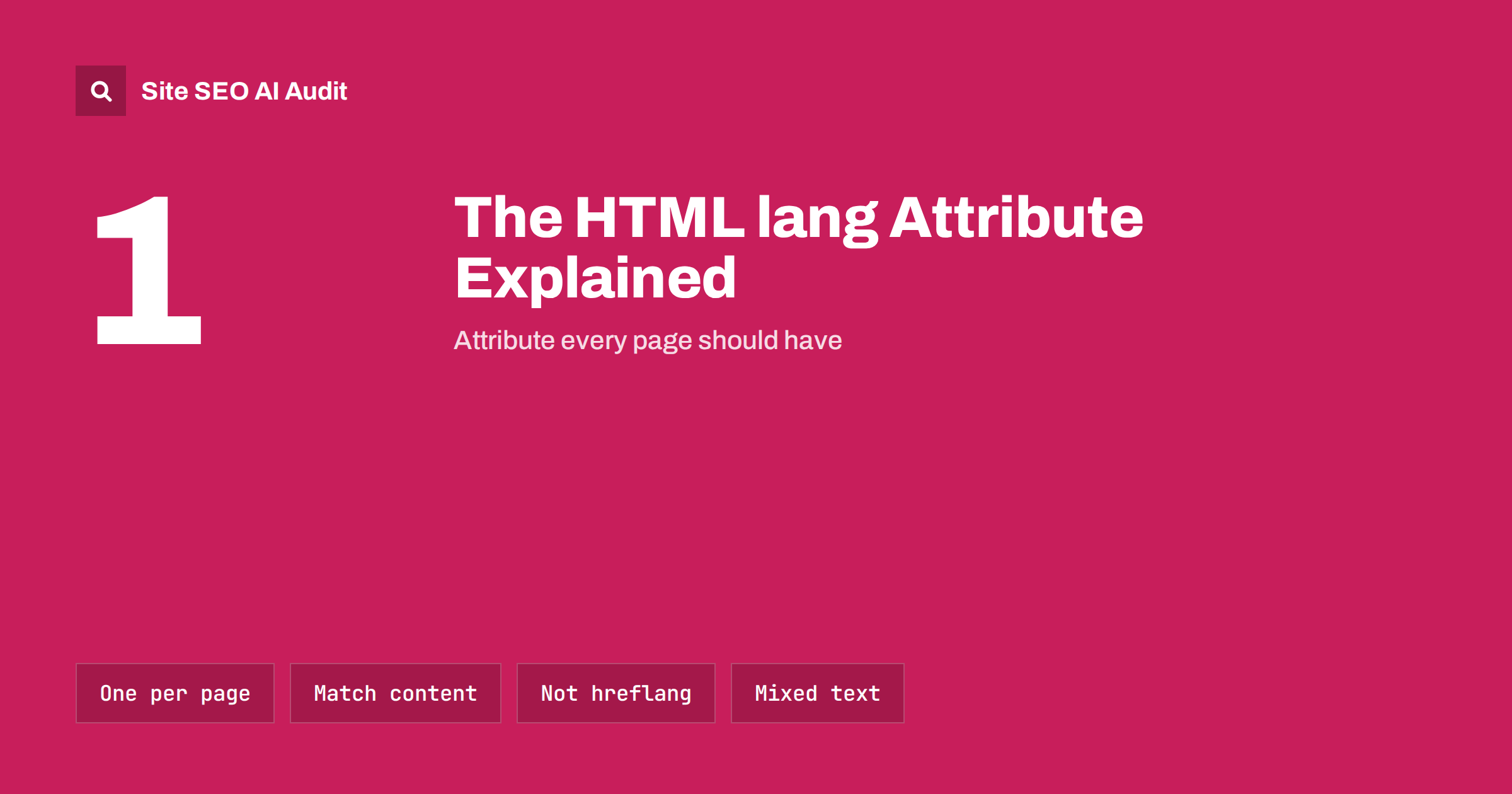 The HTML lang Attribute: What It Does for SEO and Users
