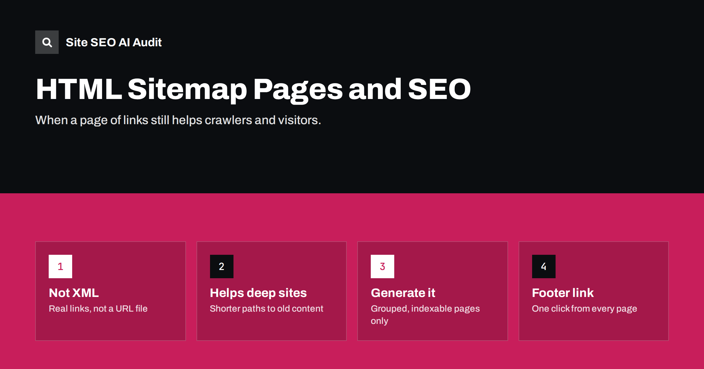 HTML Sitemap Pages: When They Still Help SEO and Visitors
