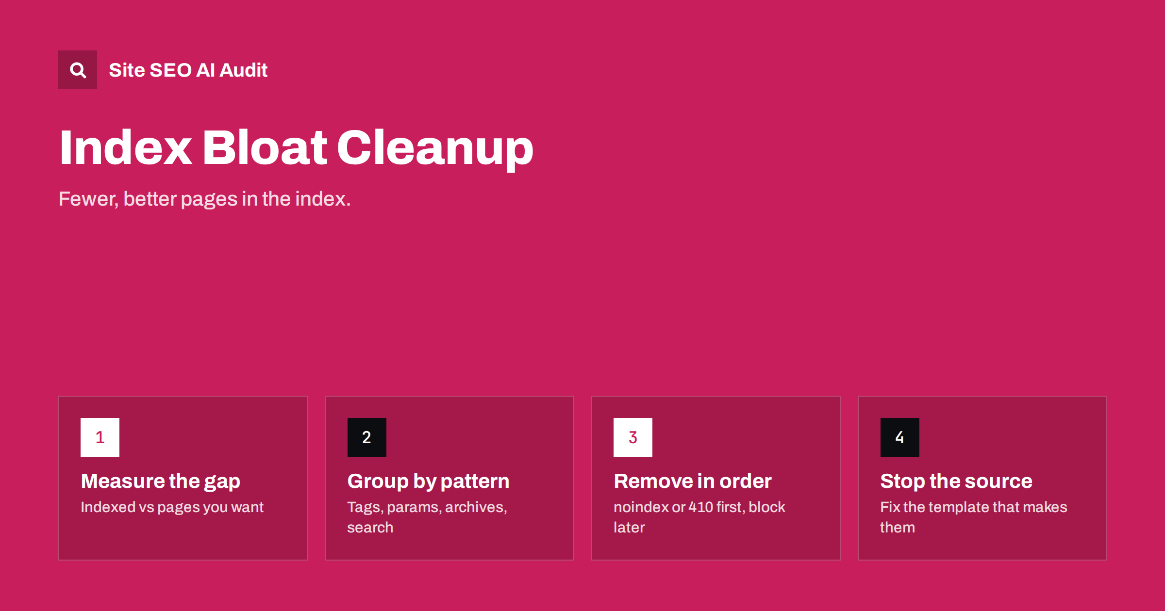 Index Bloat: How to Find and Clean Up Unwanted Indexed URLs