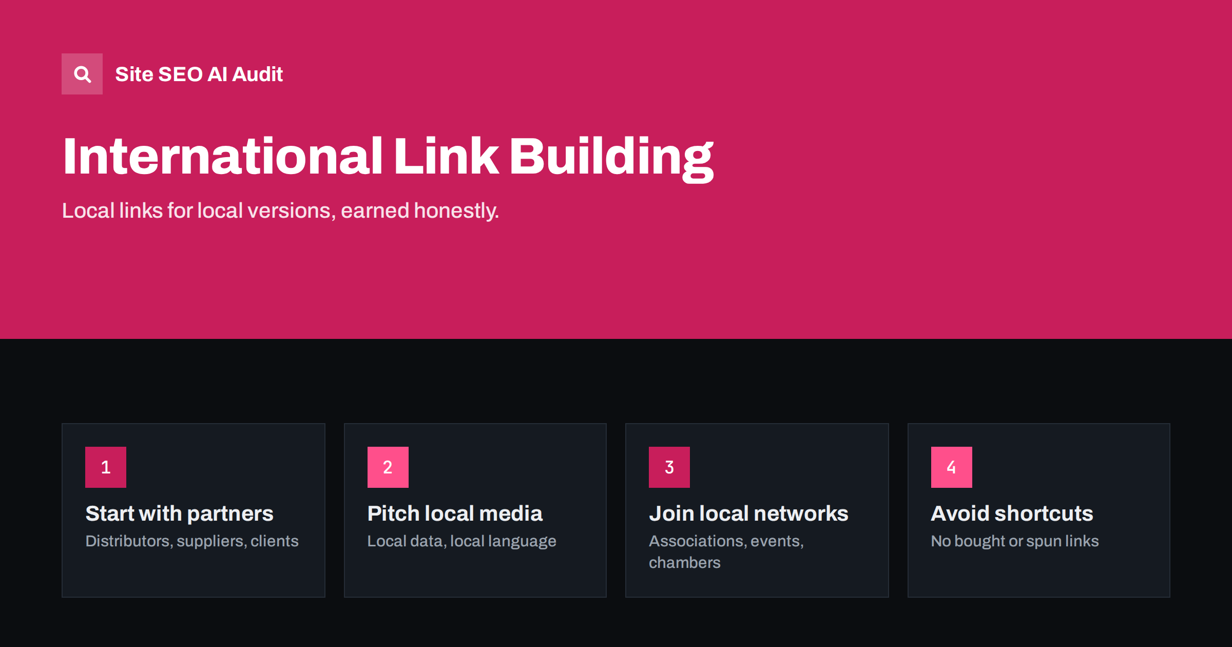 International Link Building: Earning Links in Each Market