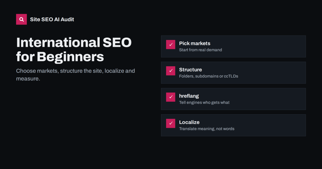 International SEO for Beginners: How to Take a Site Global