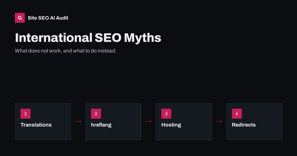 International SEO Myths That Waste Time and Budget