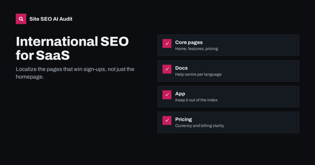 International SEO for SaaS: Localizing Product and Content