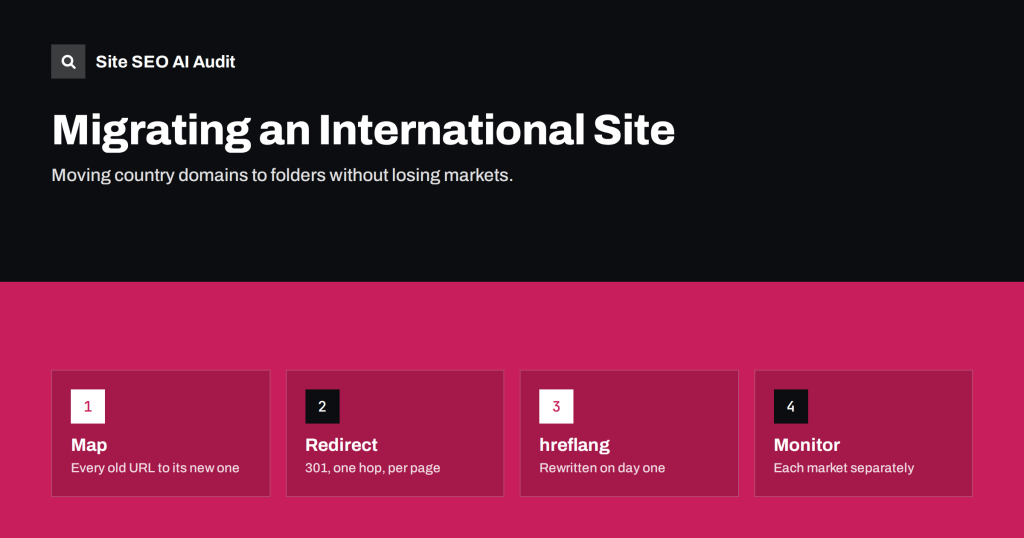 Migrating an International Site: ccTLDs to Subfolders and Back