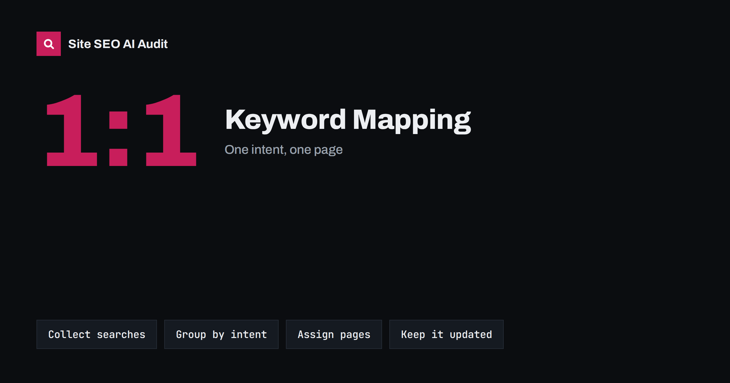 Keyword Mapping: Give Every Search Topic One Clear Page