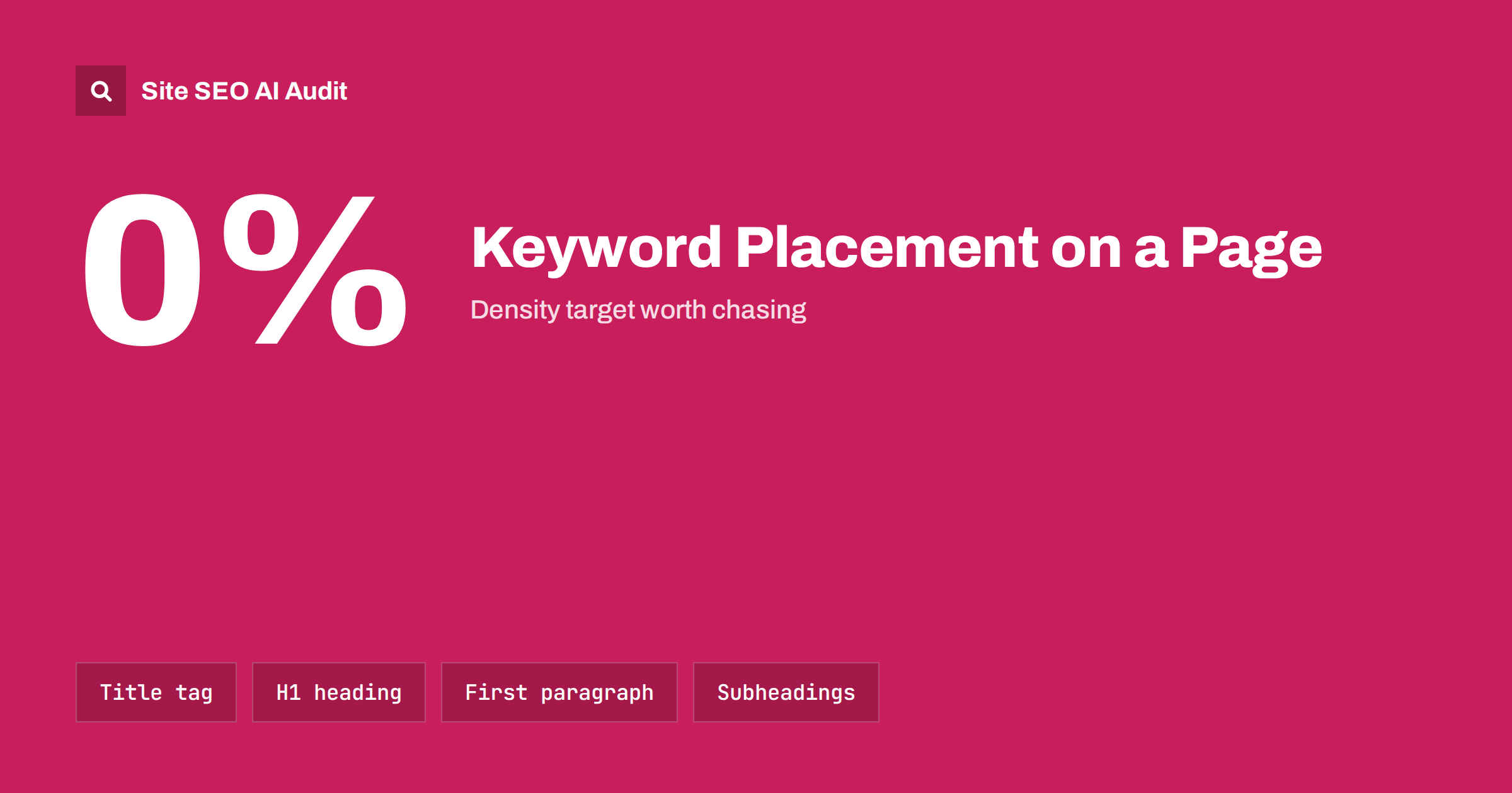 Keyword Placement: Where to Use Keywords on a Page