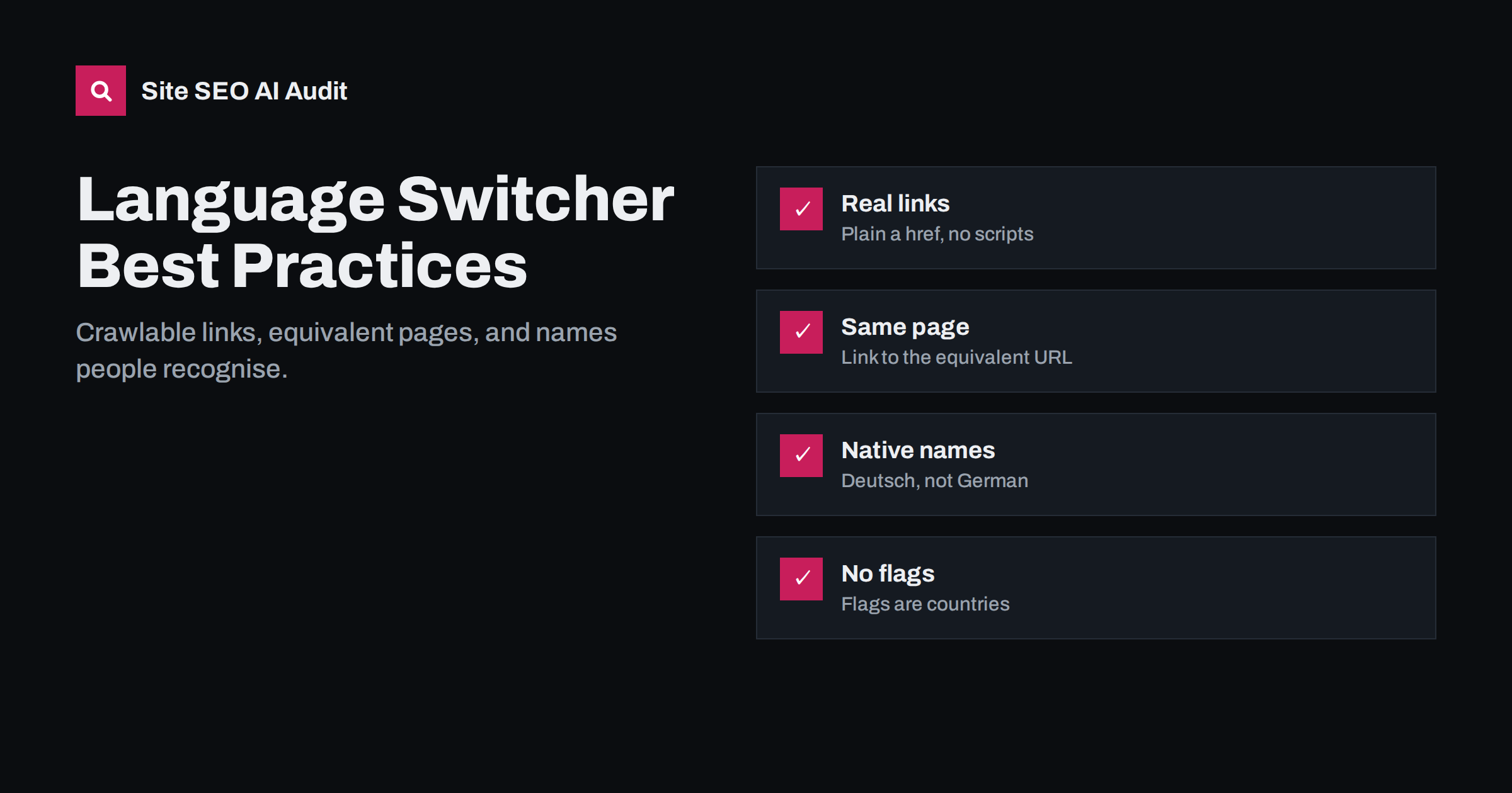 Language Switcher Best Practices for SEO and Usability