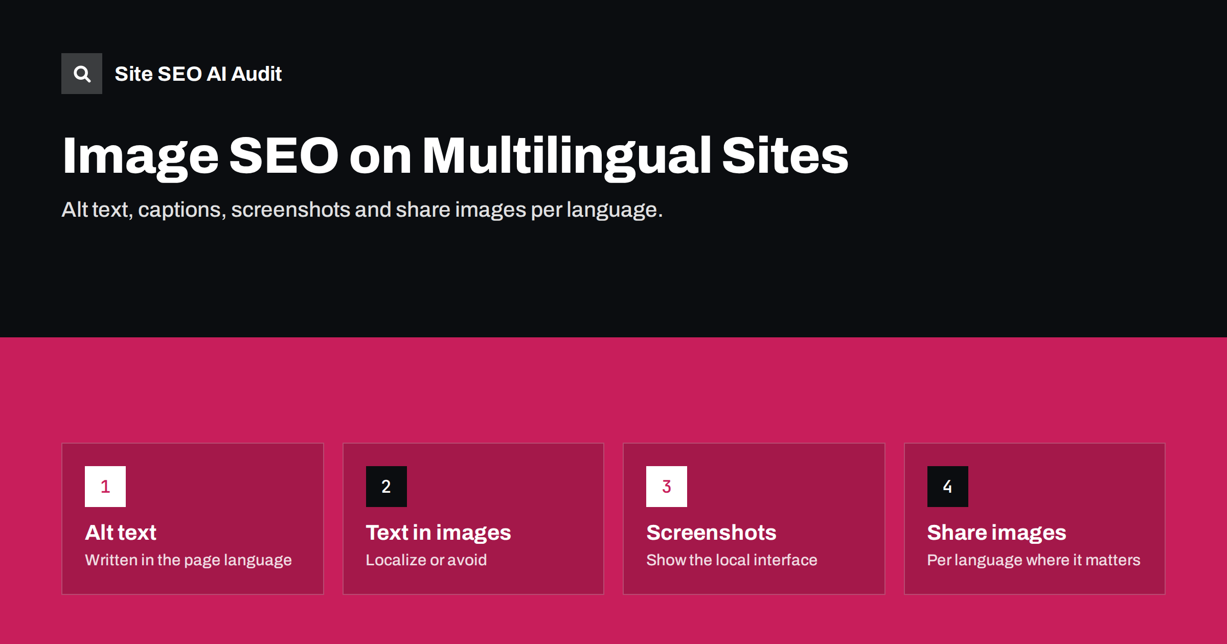 Image SEO on Multilingual Sites: Alt Text, Files and Text