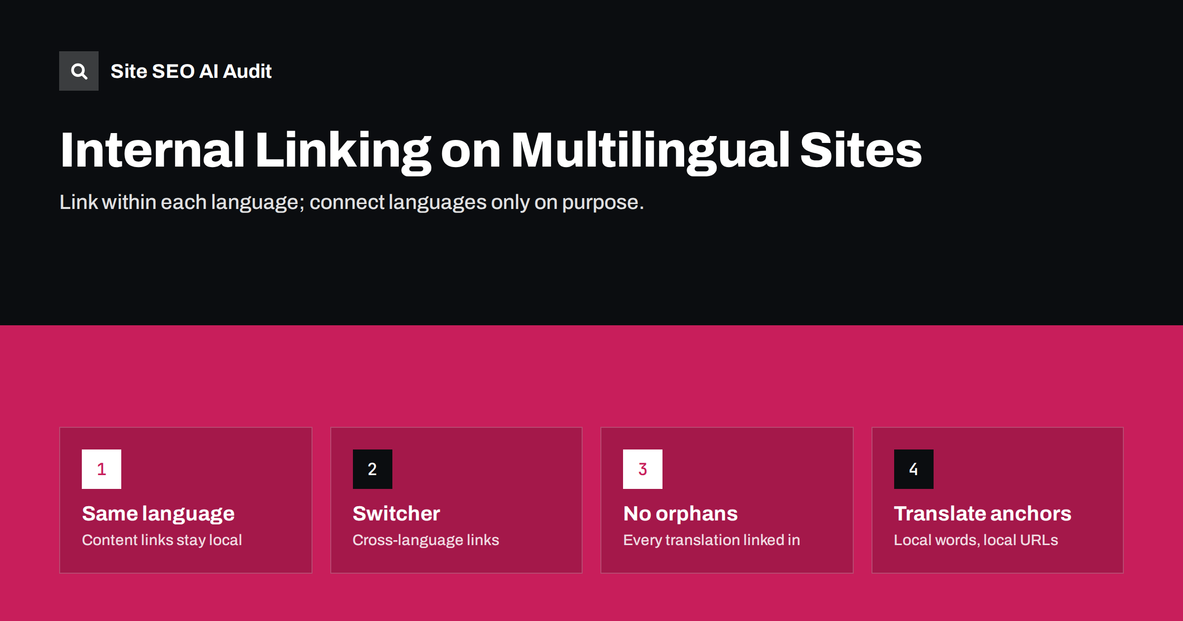 Internal Linking on Multilingual Sites: Rules That Work