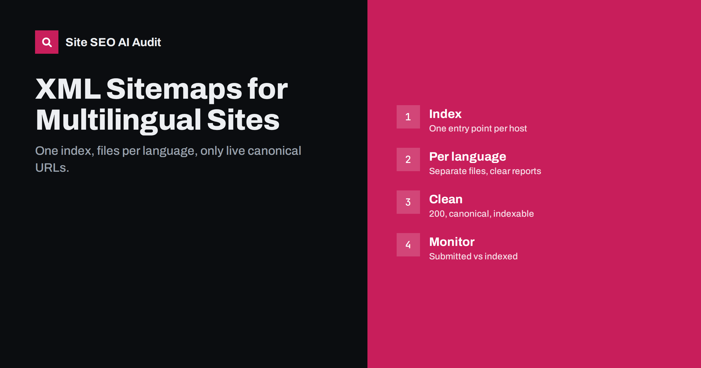 XML Sitemaps for Multilingual Sites: Structure and Checks