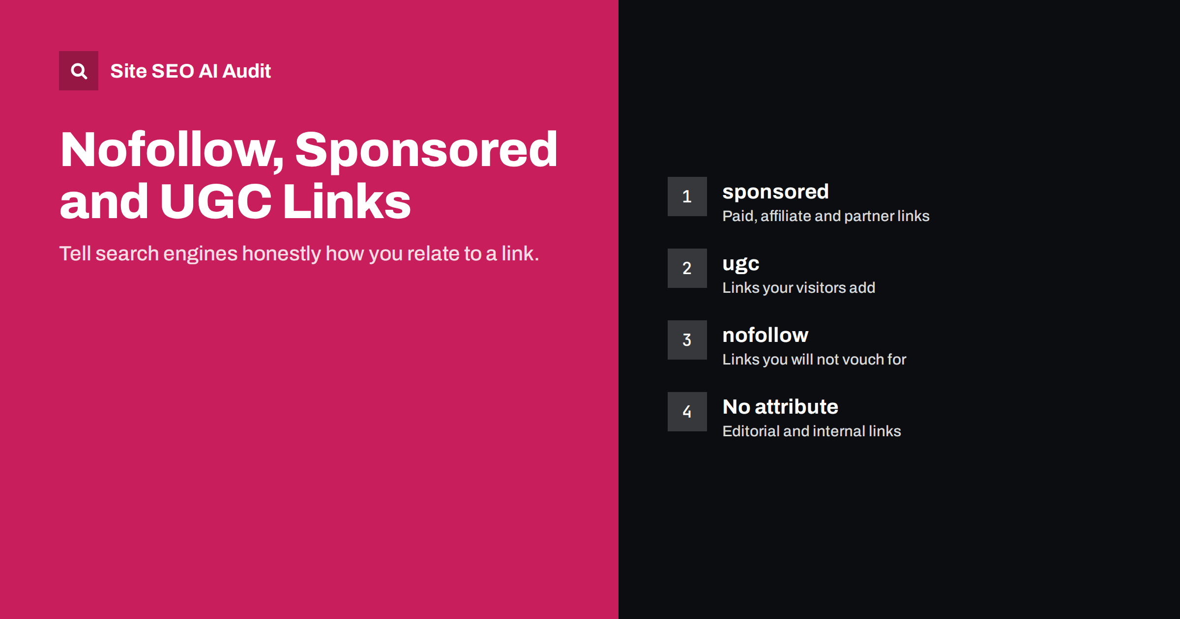 Nofollow, Sponsored and UGC Links: When to Use Each One