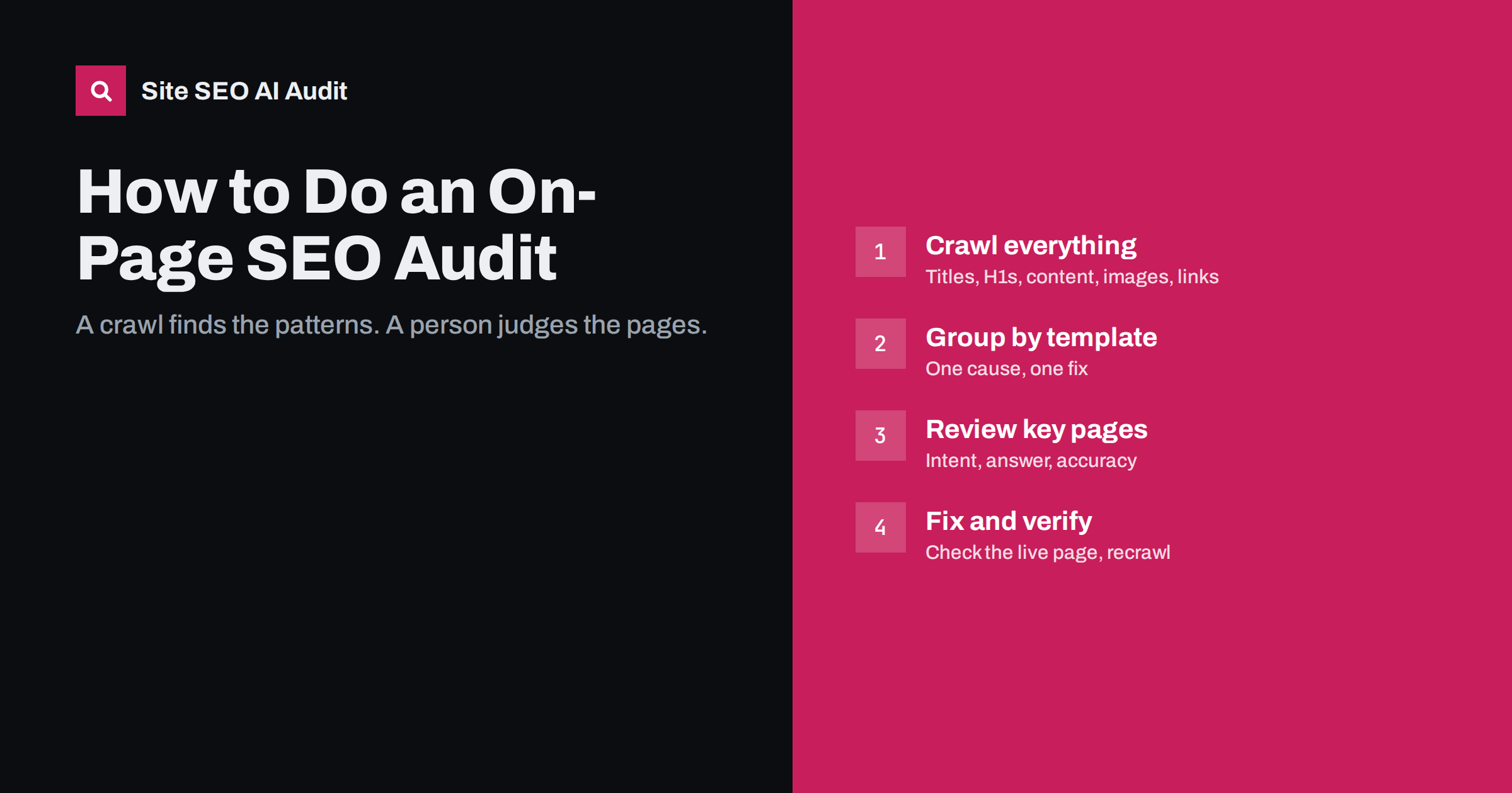 How to Do an On-Page SEO Audit: A 7-Step Process