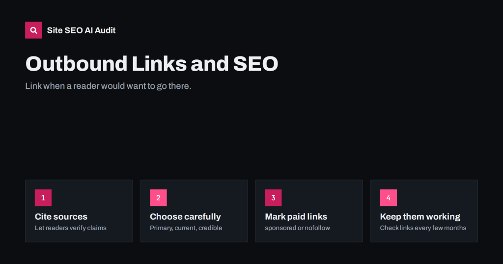 Outbound Links and SEO: When Linking to Other Sites Helps