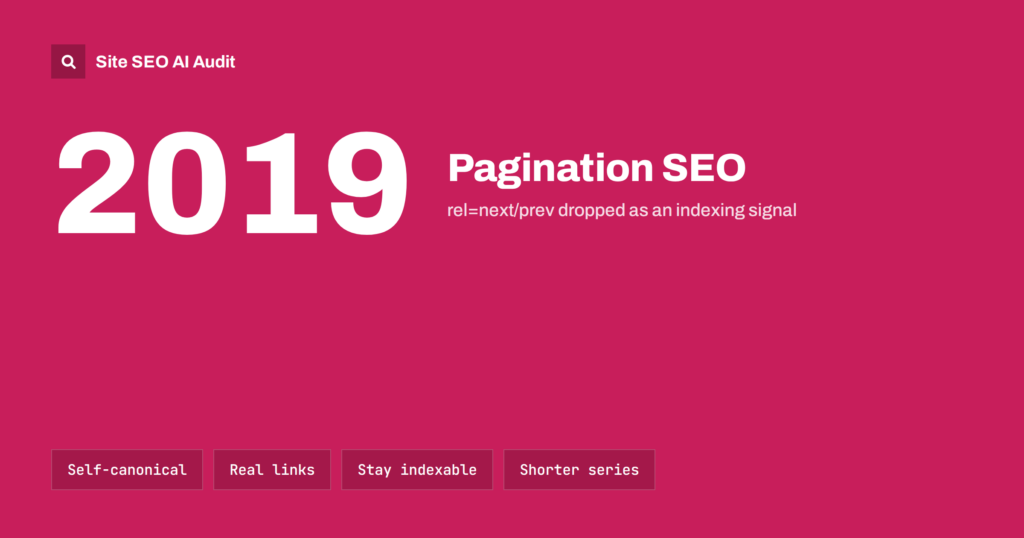 Pagination SEO: How to Handle Page 2, 3 and Beyond