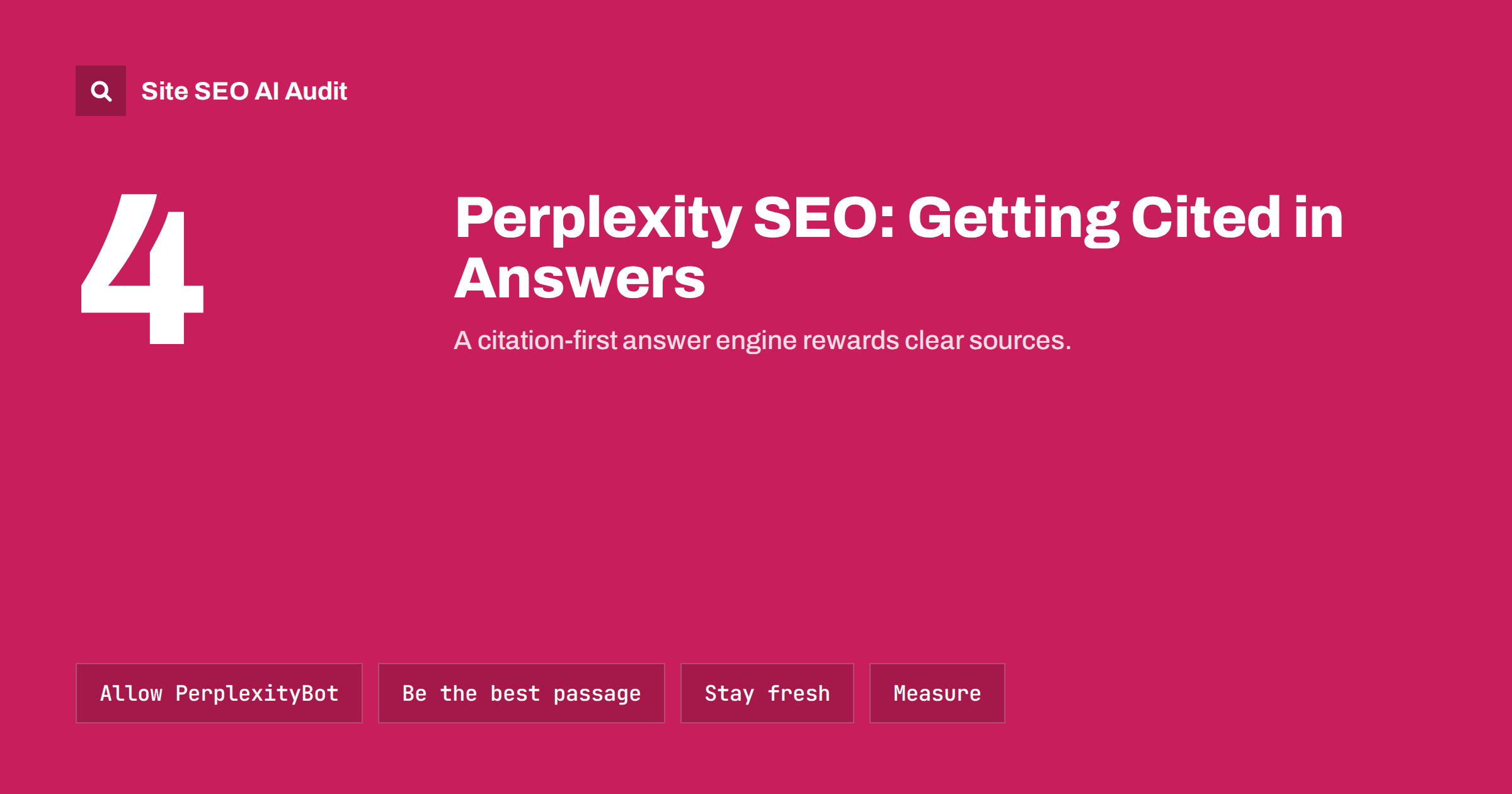 Perplexity SEO: How Websites Get Cited in Perplexity Answers