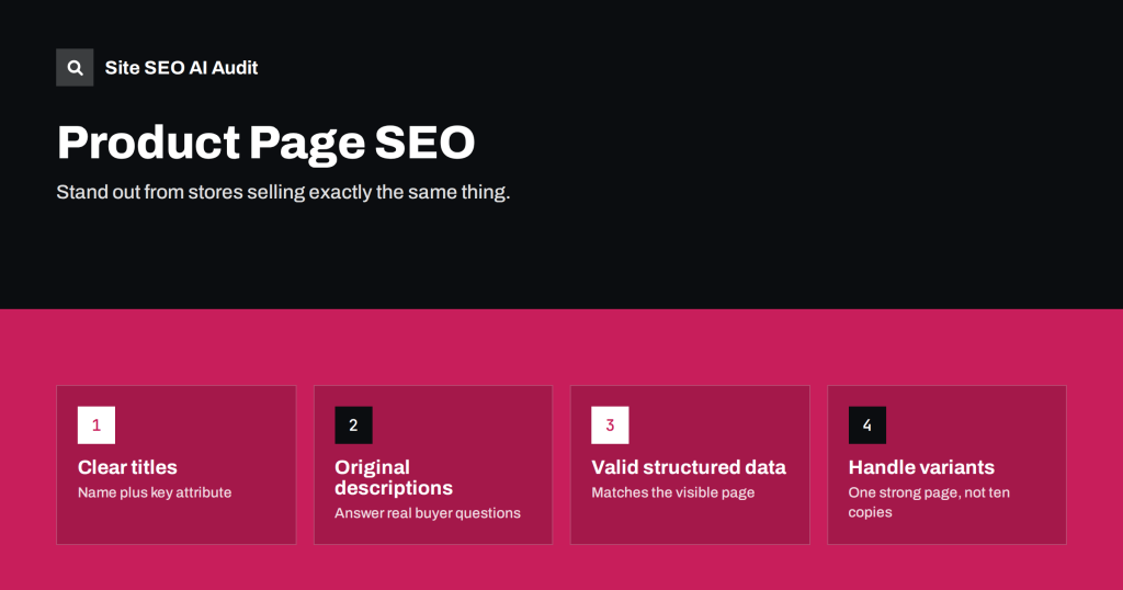 Product Page SEO: How to Optimize E-commerce Product Pages