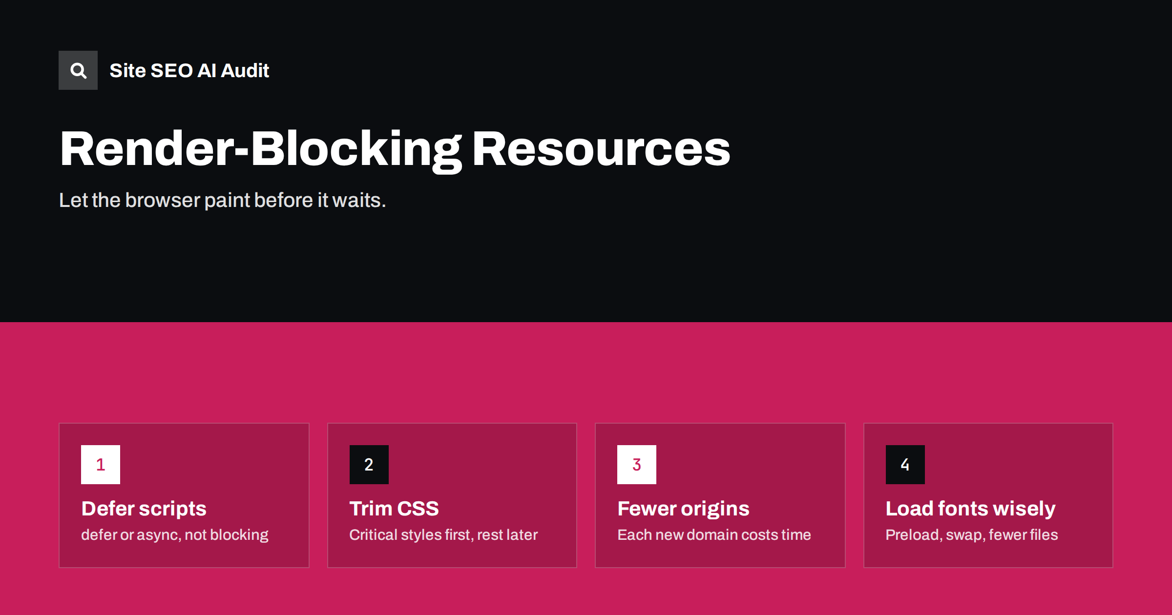 Render-Blocking Resources: What They Are and How to Fix Them