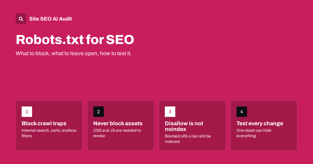 Robots.txt for SEO: What to Block and What to Leave Open