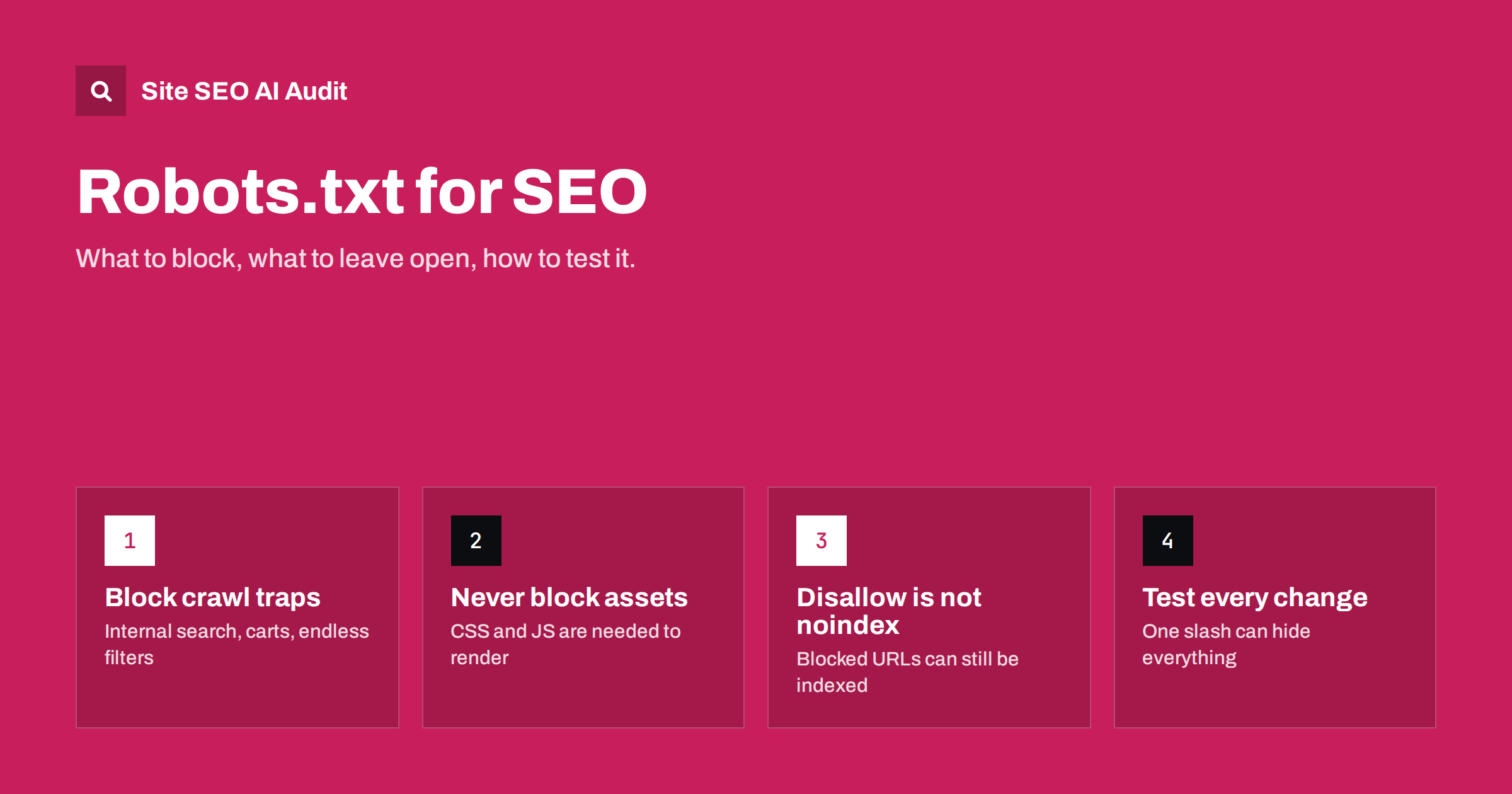 Robots.txt for SEO: What to Block and What to Leave Open