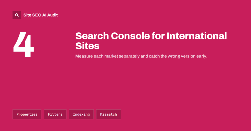 Search Console for International Sites: Reports That Matter