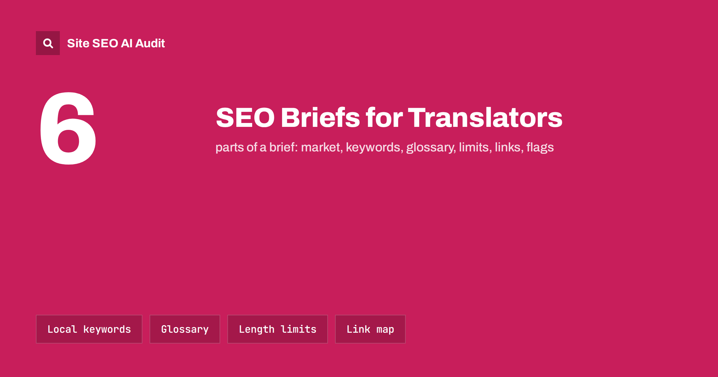 SEO Briefs for Translators: What to Hand Over