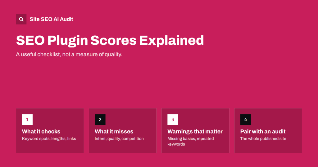 SEO Plugin Scores Explained: What the Green Light Misses