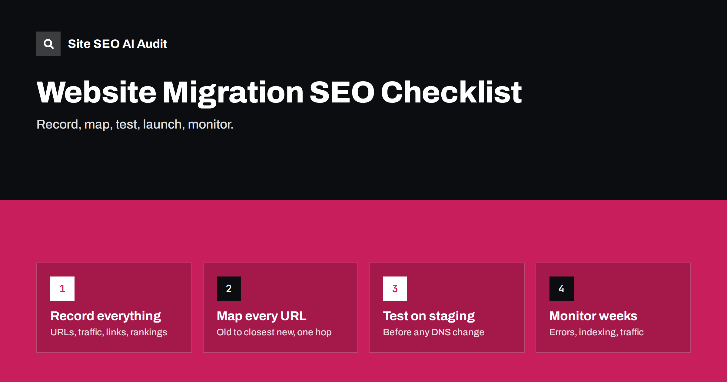 Website Migration SEO Checklist: Before, During and After