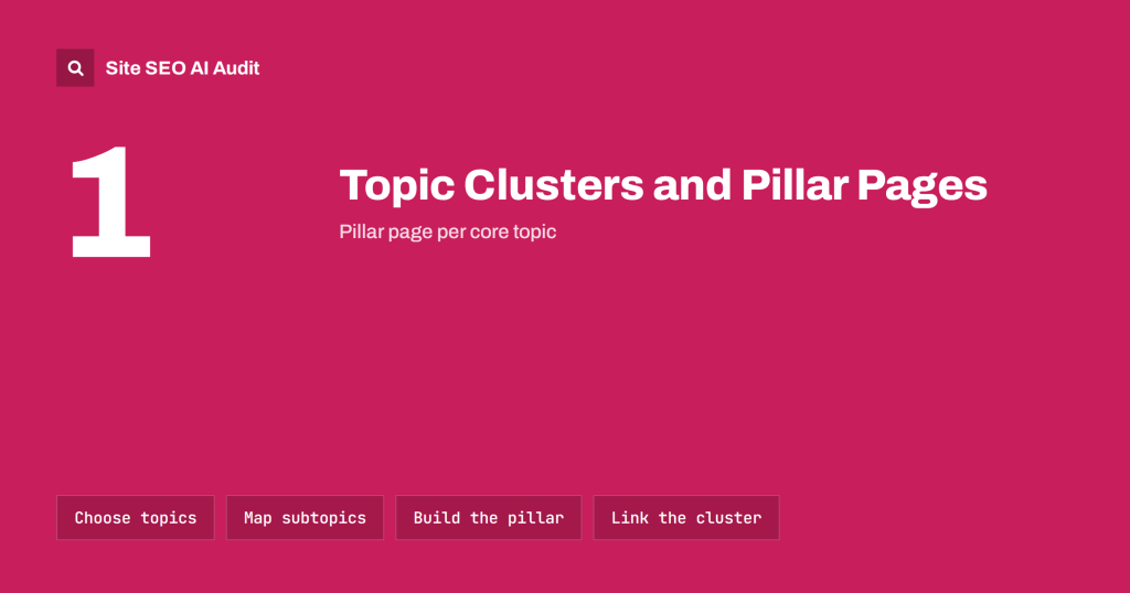 Topic Clusters and Pillar Pages: How to Structure Content