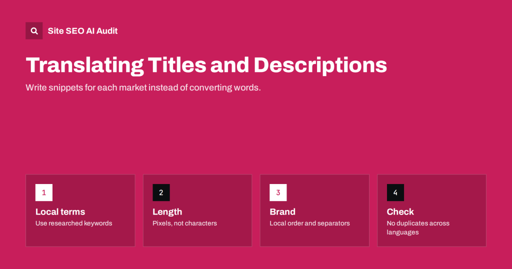 Translating Title Tags and Meta Descriptions the Right Way