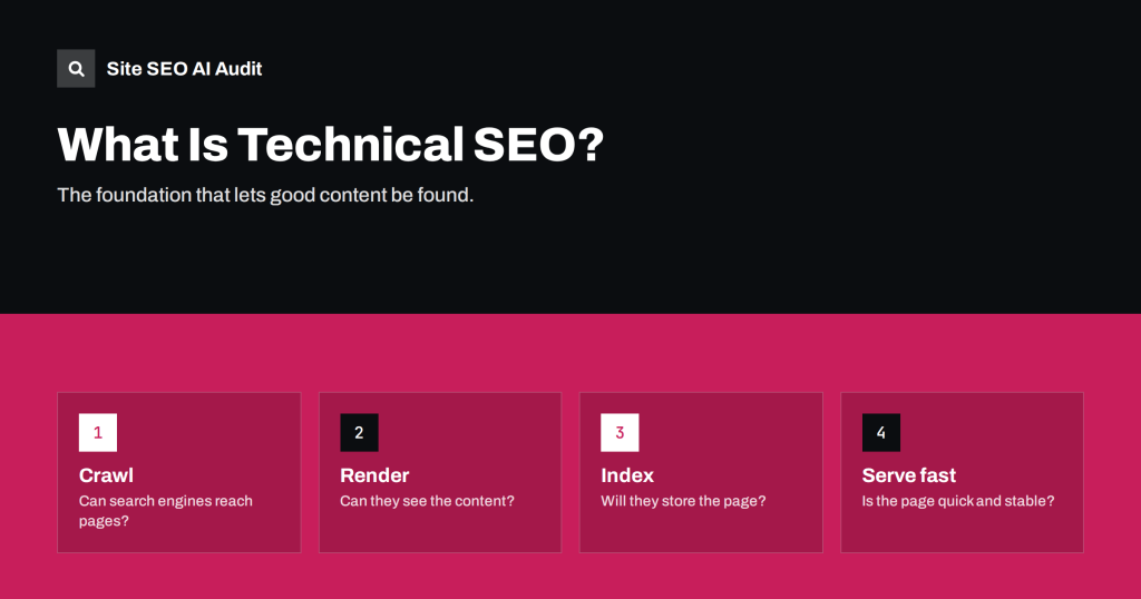 What Is Technical SEO? A Plain Guide for Site Owners