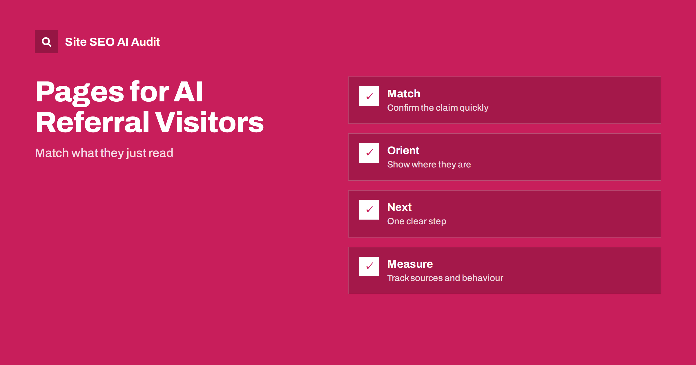 Landing Pages for Visitors Who Arrive From AI Answers