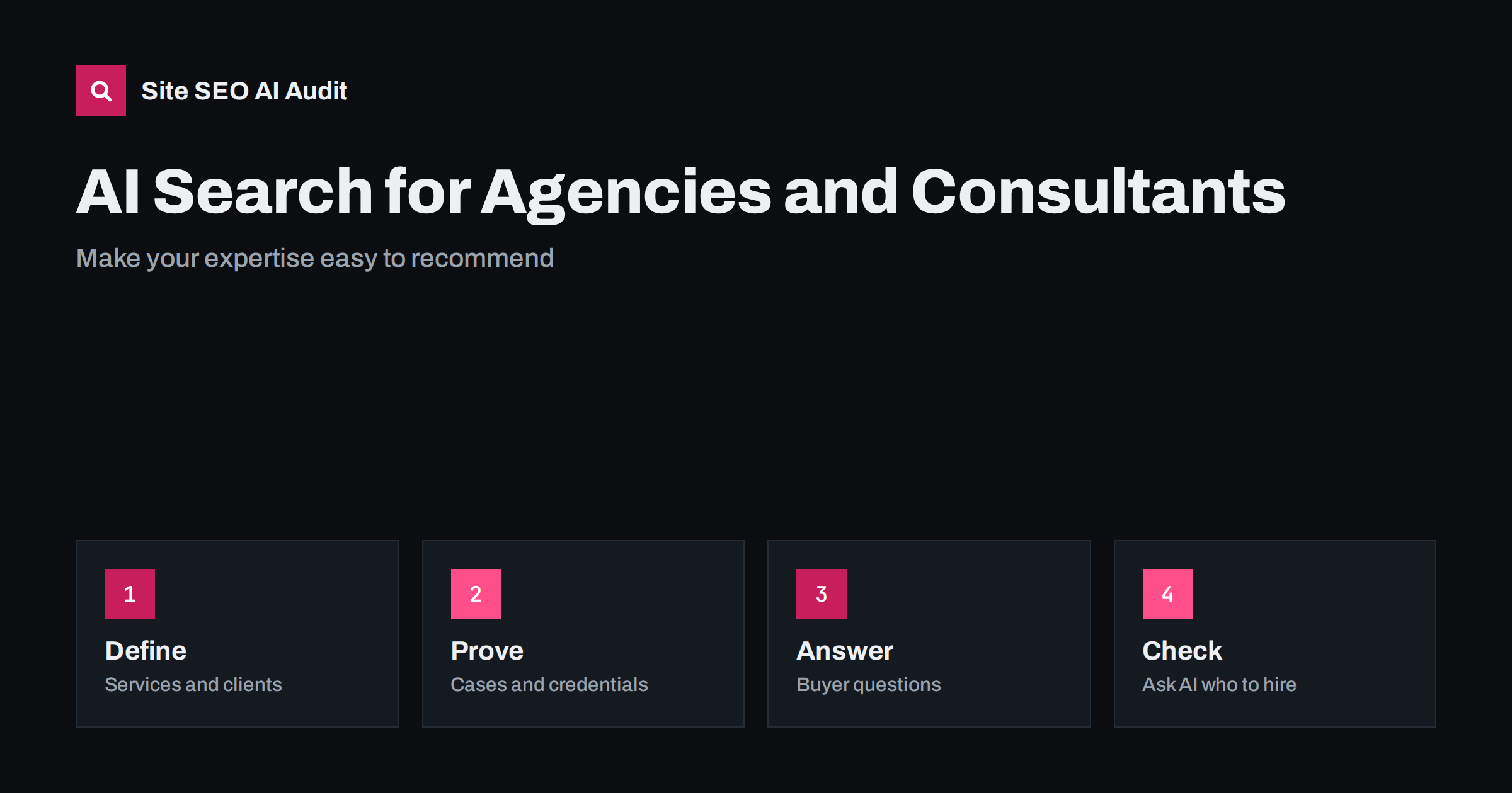 AI Search for Agencies, Consultants and Freelancers
