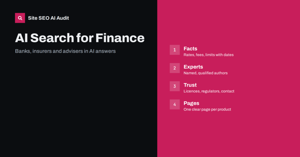 AI Search for Banks, Insurers and Financial Advisers