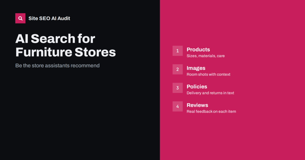 AI Search for Furniture and Home Decor Stores: A Guide